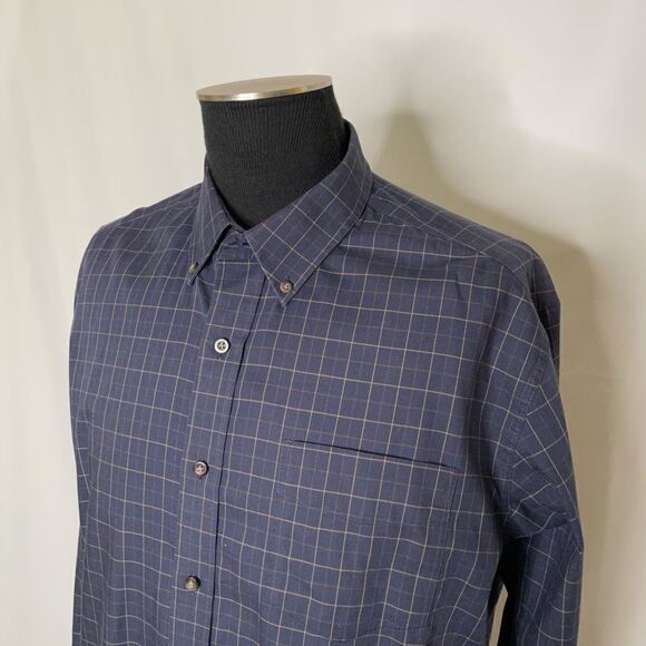 Eddie Bauer Cotton Wrinkle Resistant Button Down Shirt - Mens L - Picture 5 of 10